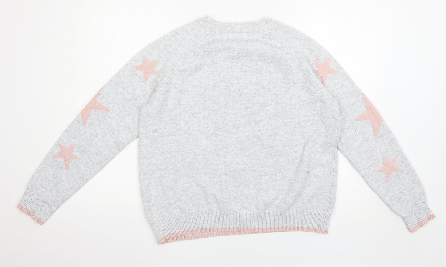 Papaya Womens Grey   Pullover Jumper Size L
