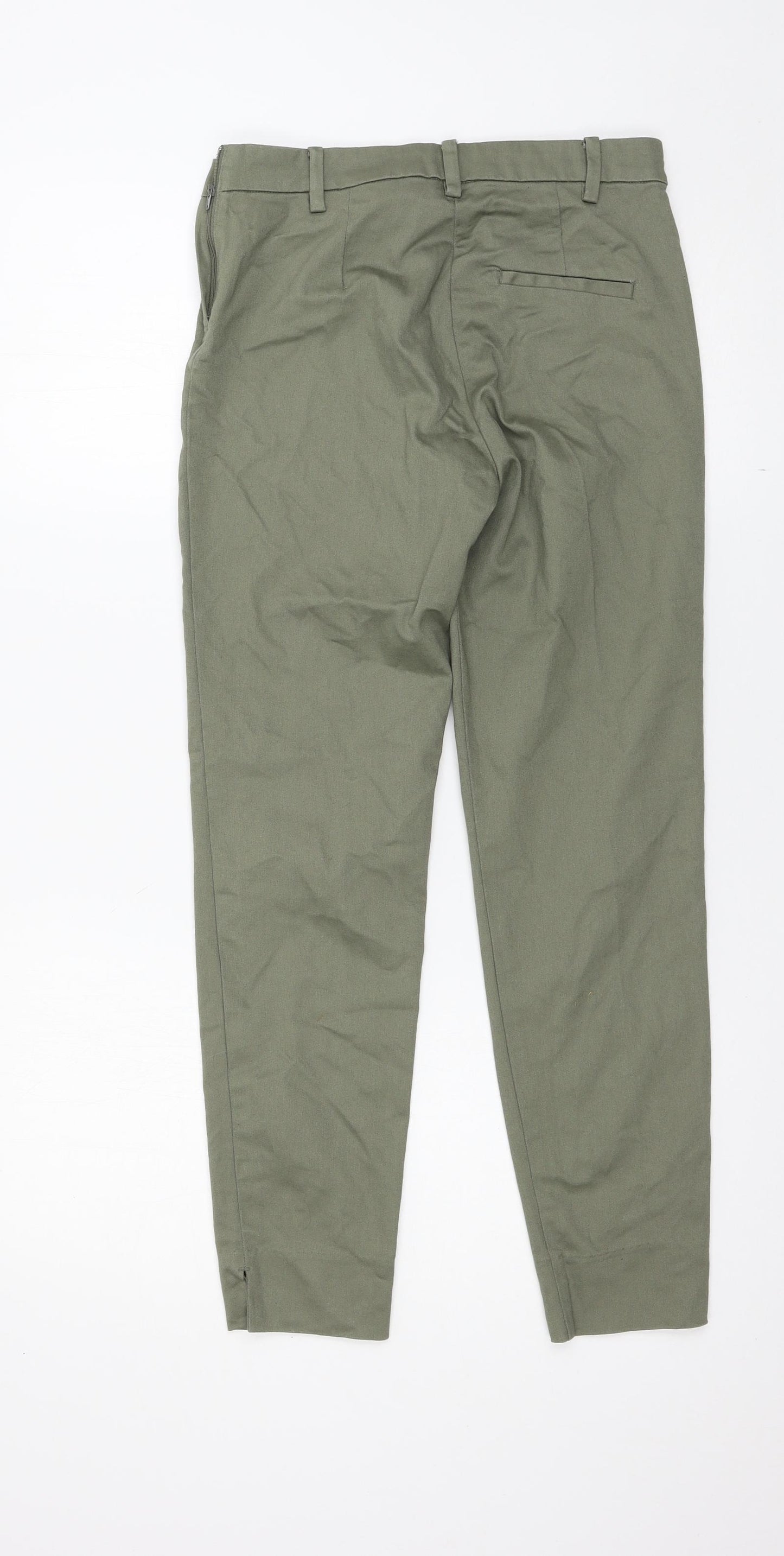 H&M Womens Green   Trousers  Size 6 L27 in