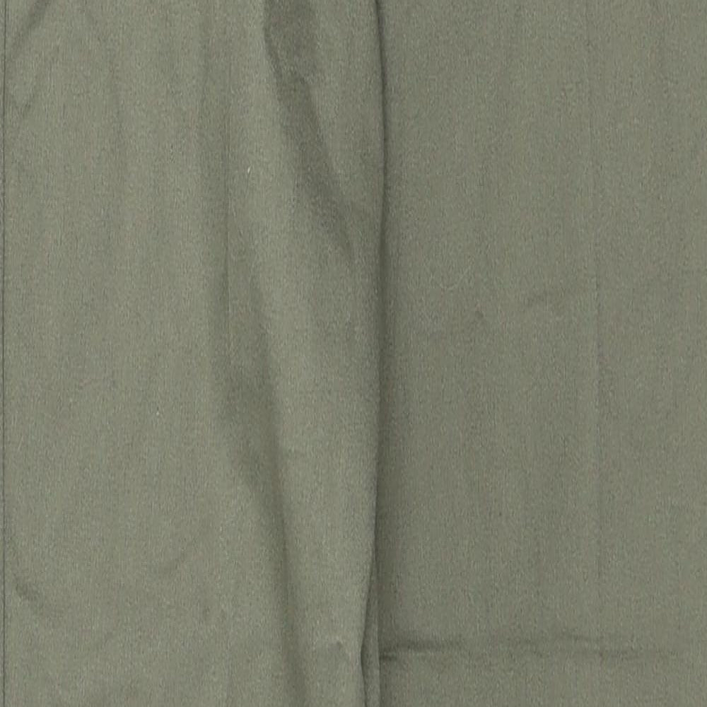 H&M Womens Green   Trousers  Size 6 L27 in