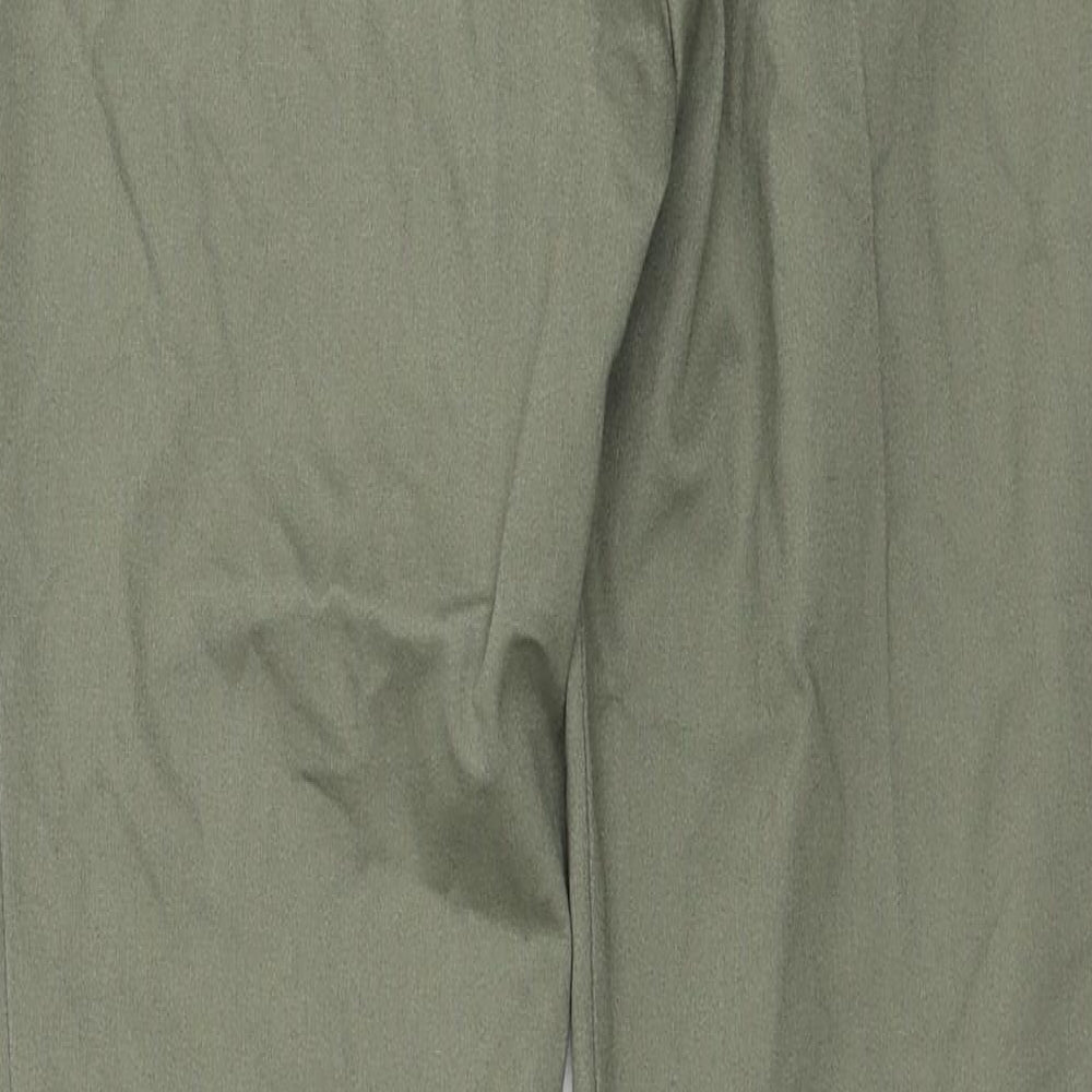 H&M Womens Green   Trousers  Size 6 L27 in