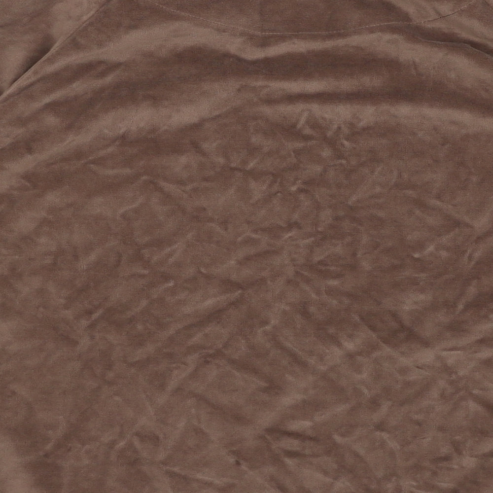 Primark Womens Brown Solid  Top Pyjama Top Size S