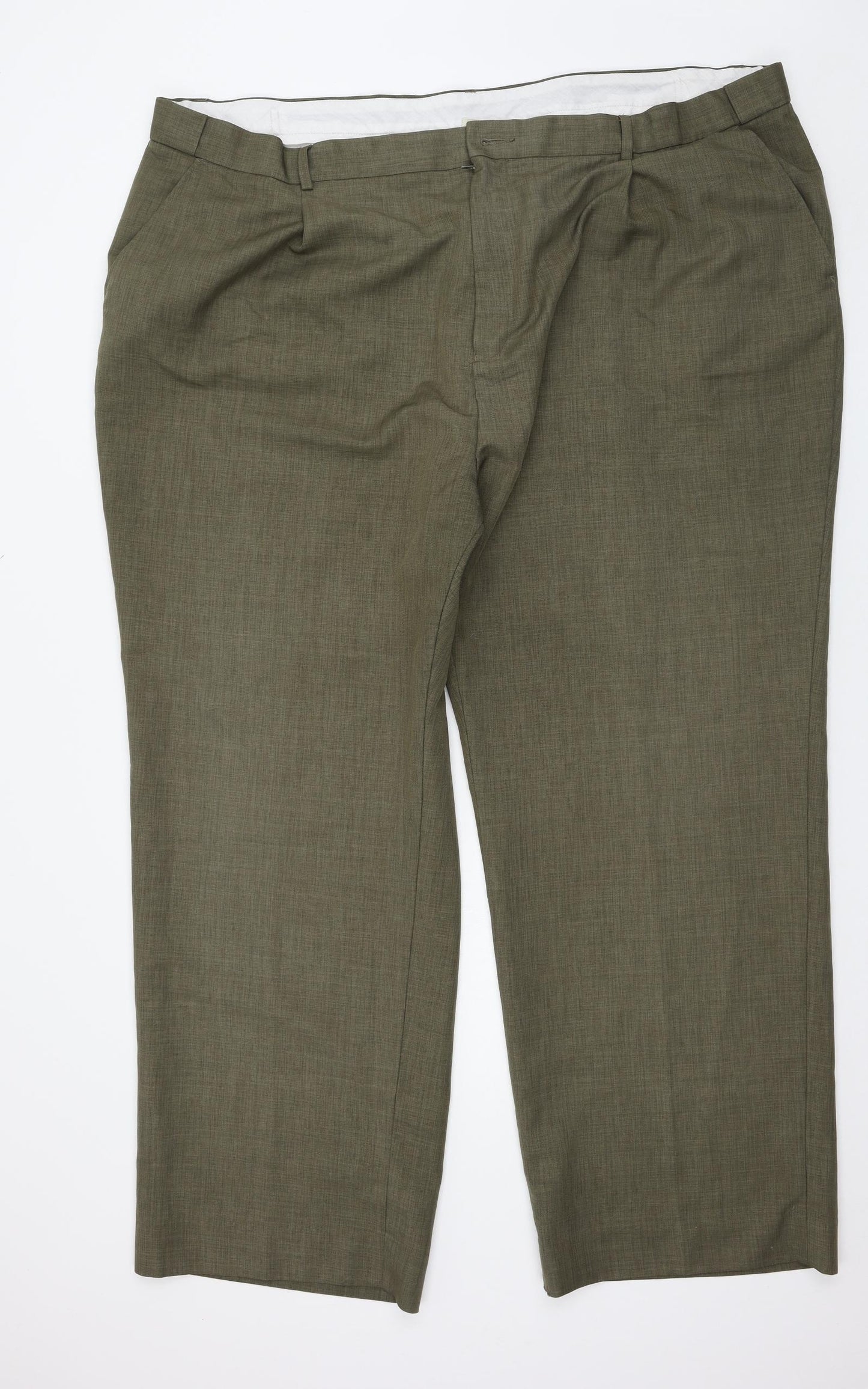 Cotton Traders Mens Green   Trousers  Size 52 L31 in