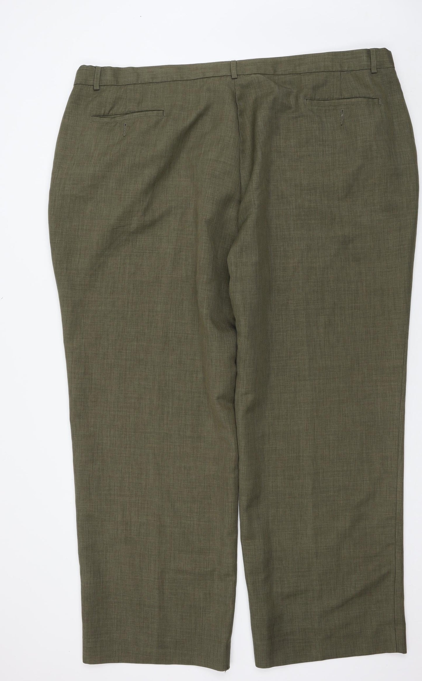 Cotton Traders Mens Green   Trousers  Size 52 L31 in