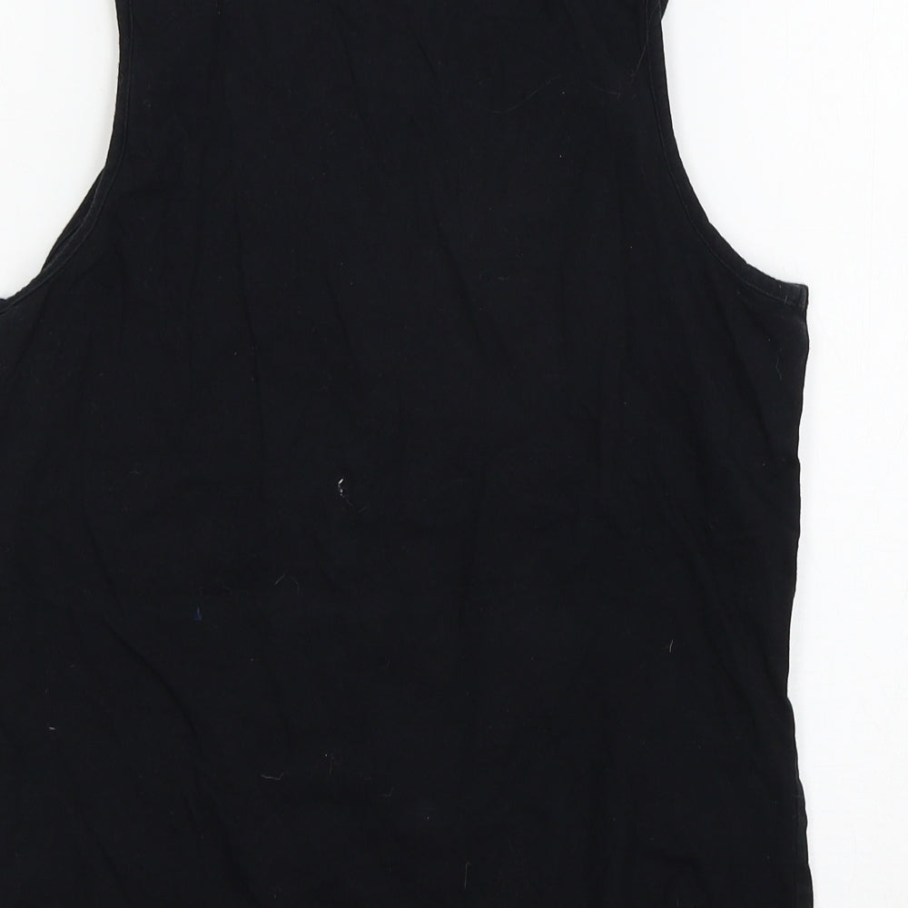 George Womens Black Solid  Top Pyjama Top Size 14