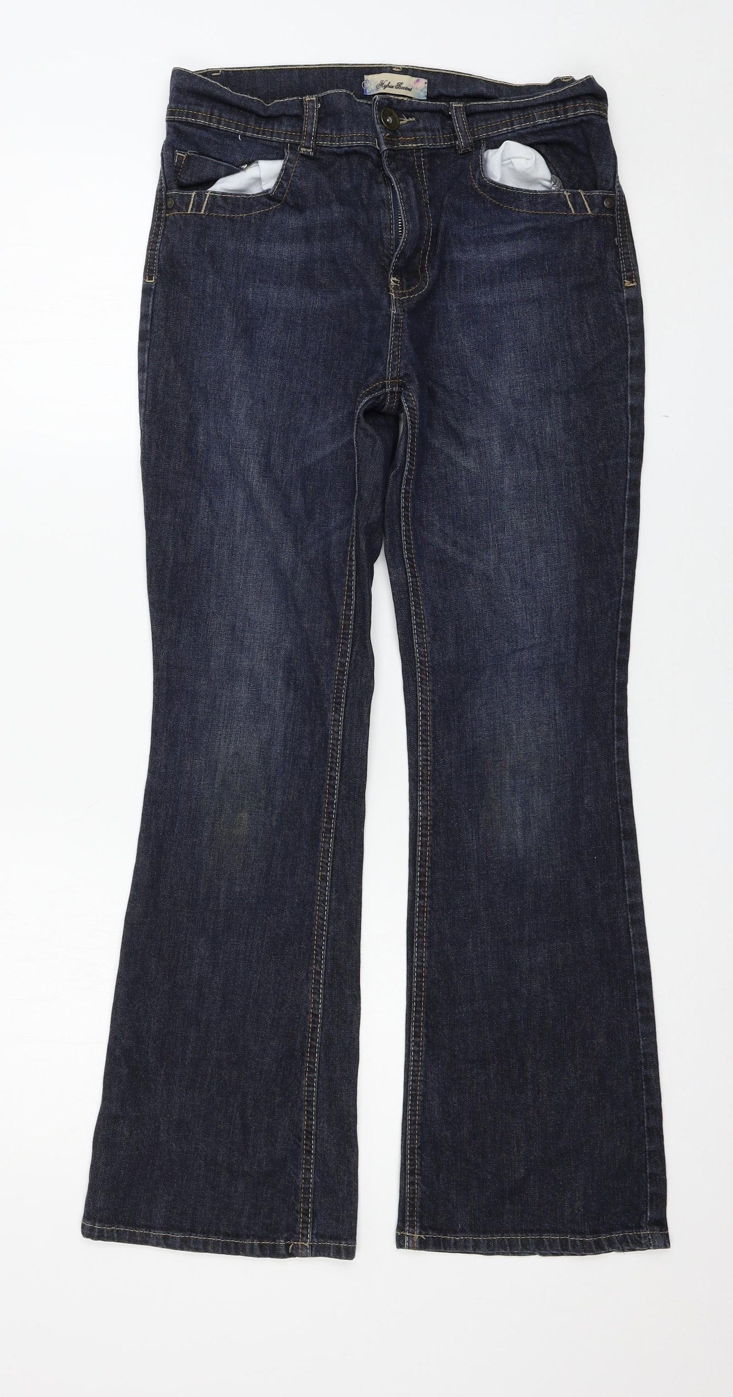 NEXT Womens Blue   Bootcut Jeans Size 10 L28 in