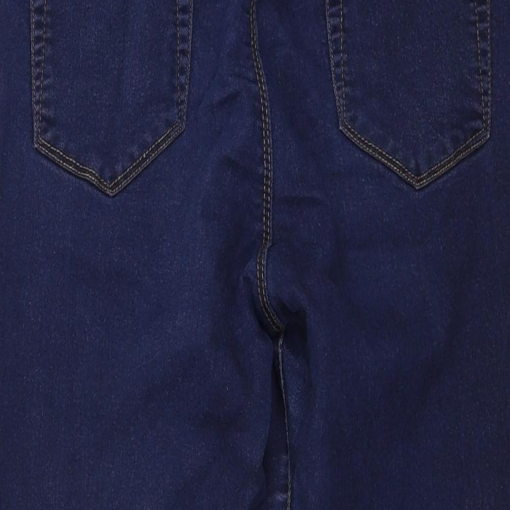 Peacocks Womens Blue   Cropped Jeans Size 12