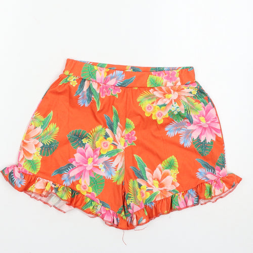 River Island Girls Multicoloured Floral  Culotte Shorts Size 11-12 Years