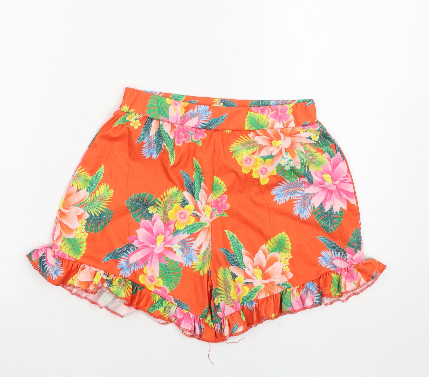 River Island Girls Multicoloured Floral  Culotte Shorts Size 11-12 Years