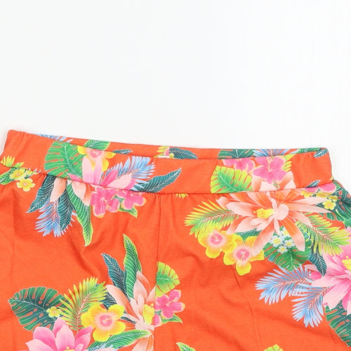River Island Girls Multicoloured Floral  Culotte Shorts Size 11-12 Years