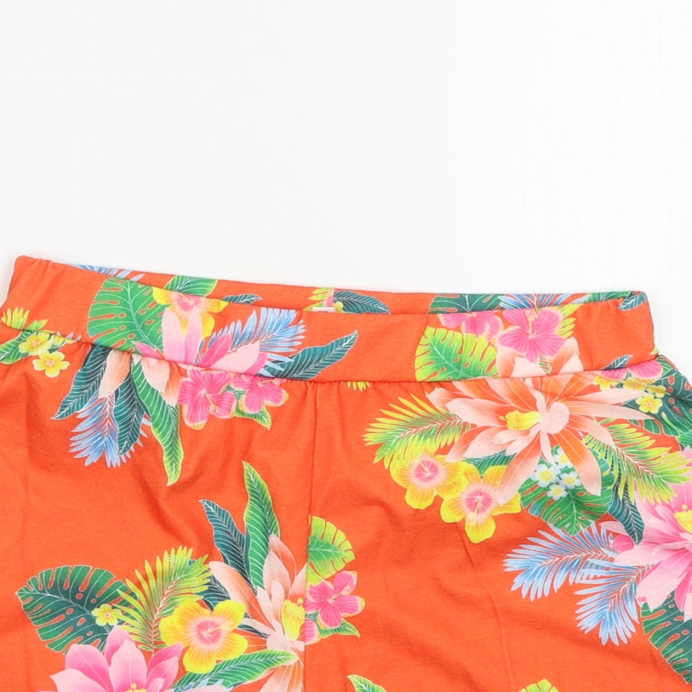 River Island Girls Multicoloured Floral  Culotte Shorts Size 11-12 Years