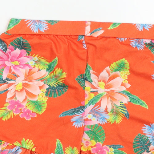 River Island Girls Multicoloured Floral  Culotte Shorts Size 11-12 Years