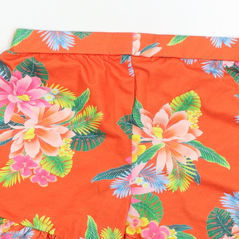 River Island Girls Multicoloured Floral  Culotte Shorts Size 11-12 Years