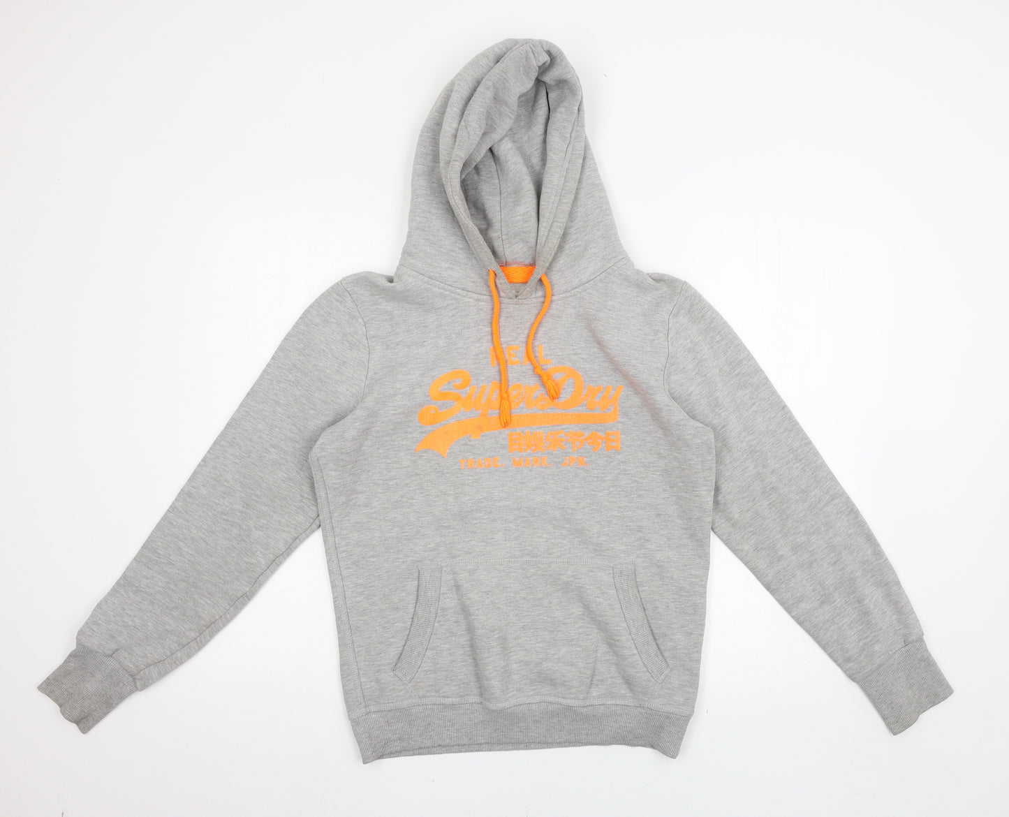 Superdry Womens Grey   Pullover Hoodie Size L