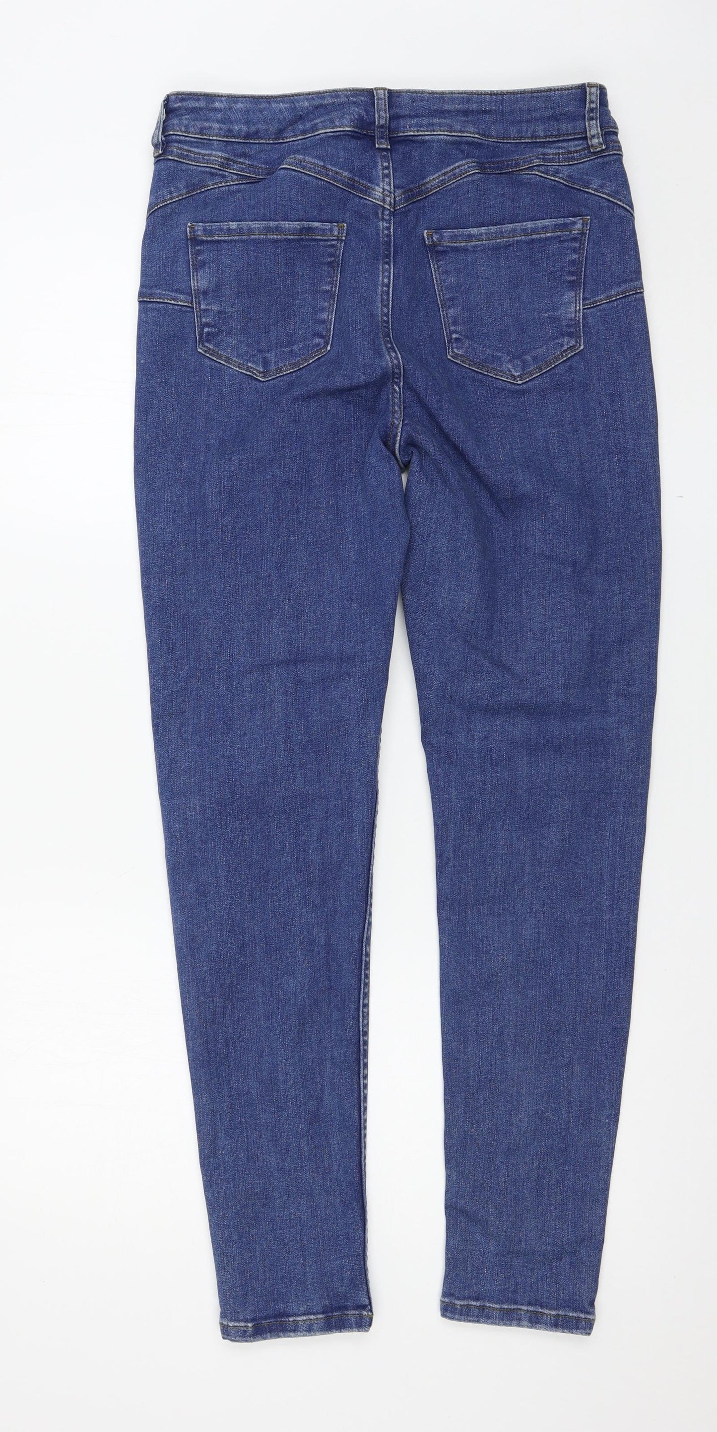 New Look Womens Blue   Skinny Jeans Size 14 L30 in