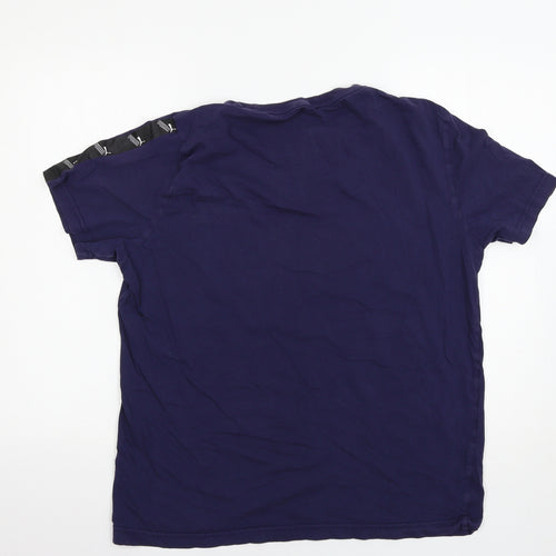 PUMA Mens Blue    T-Shirt Size L