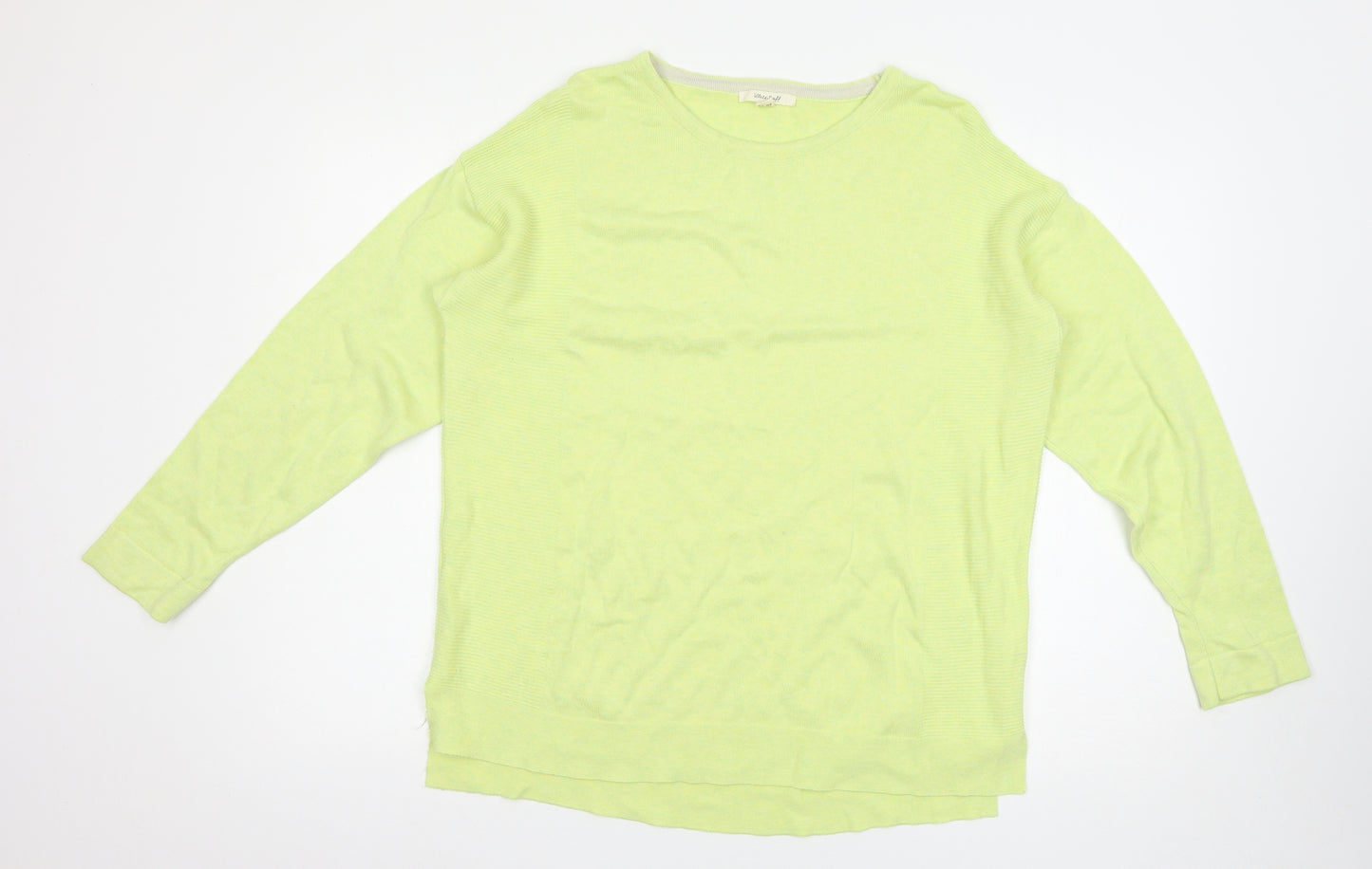 White Stuff Womens Yellow   Pullover Jumper Size 14