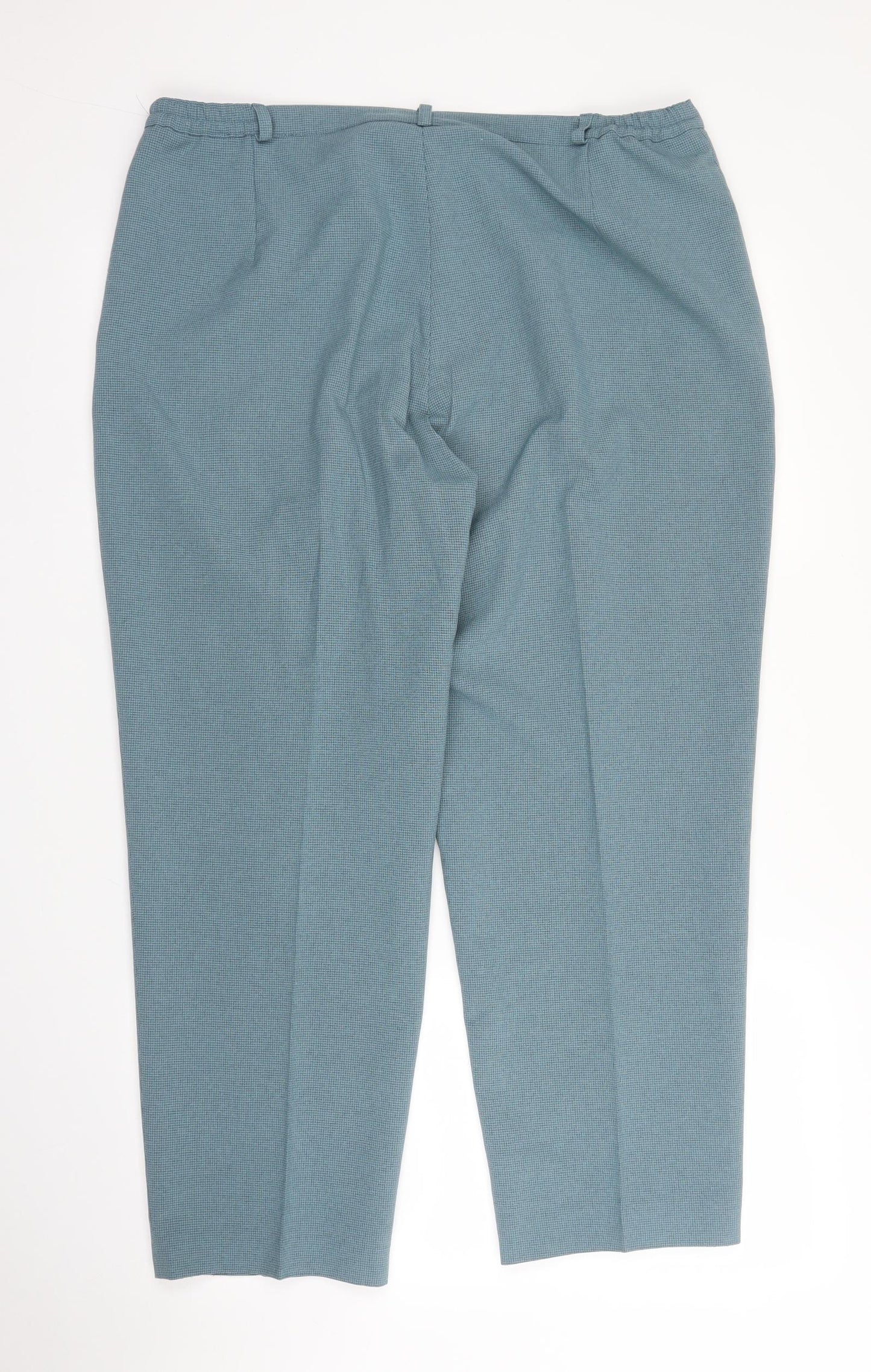 EWM Womens Blue   Capri Trousers Size 18 L26 in