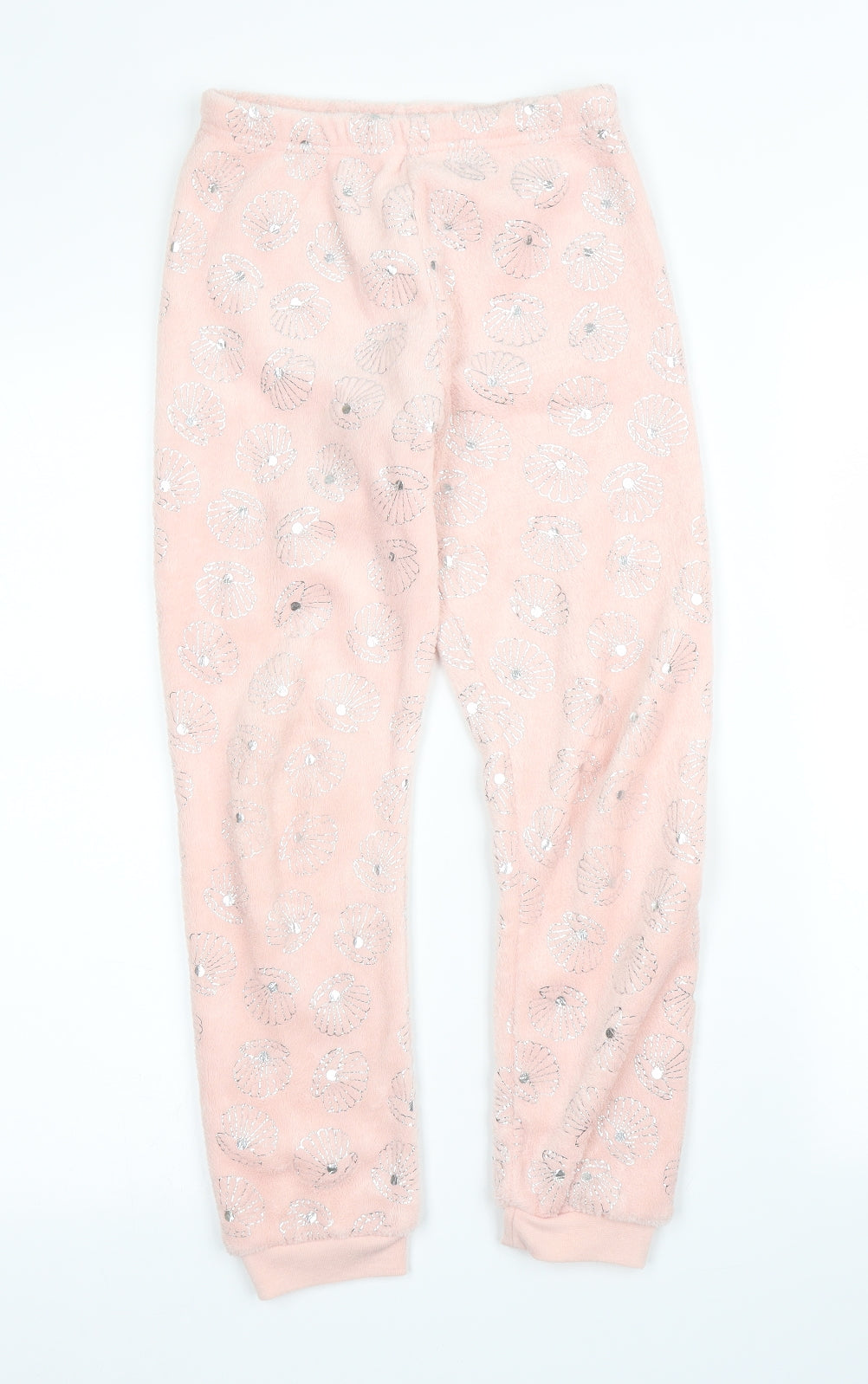 Primark Girls Pink Solid  Capri Pyjama Pants Size 8 Years