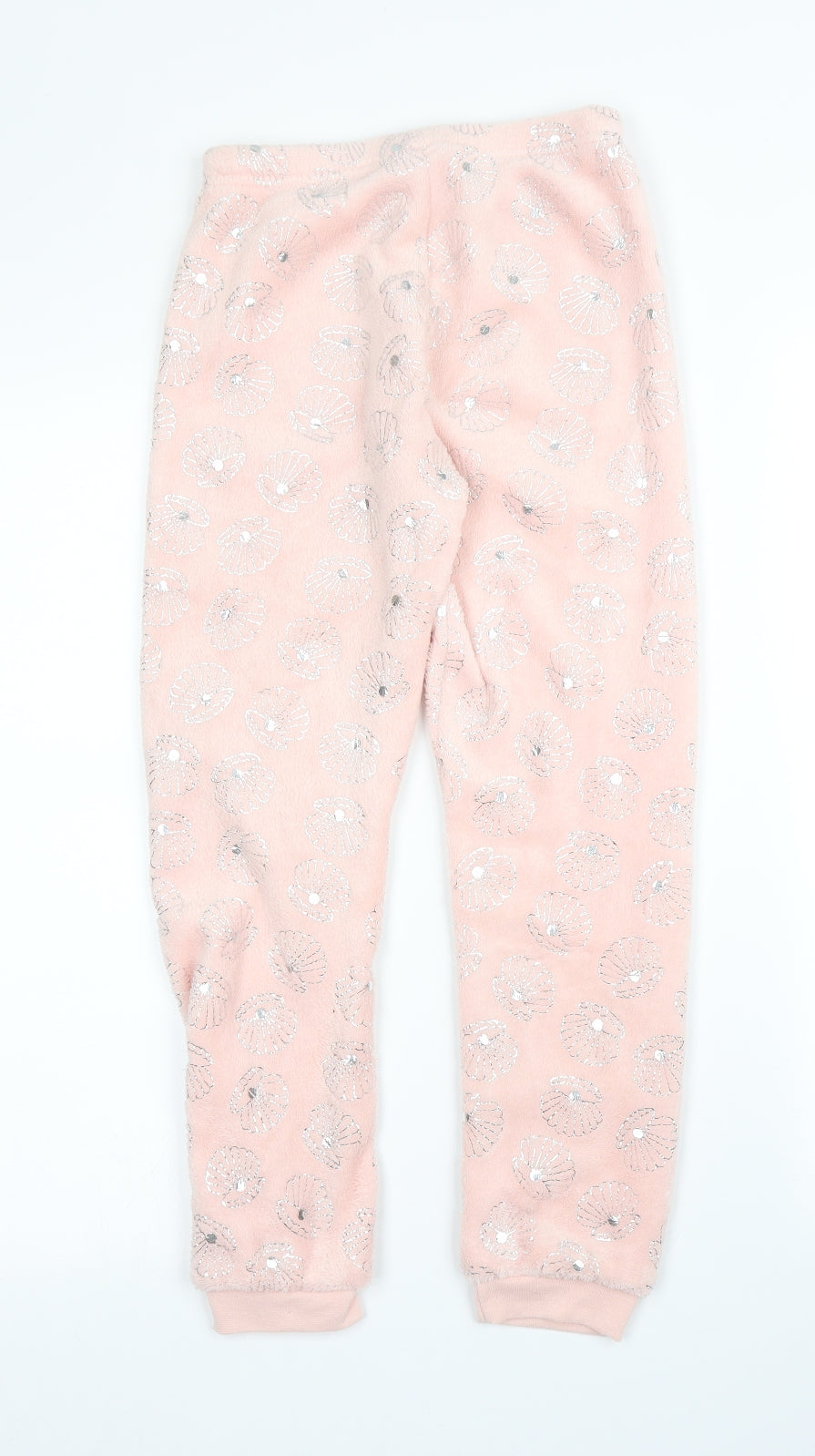 Primark Girls Pink Solid  Capri Pyjama Pants Size 8 Years