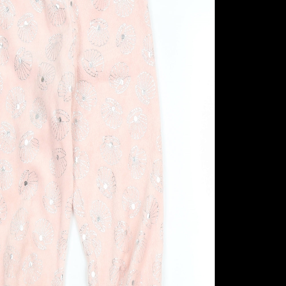 Primark Girls Pink Solid  Capri Pyjama Pants Size 8 Years