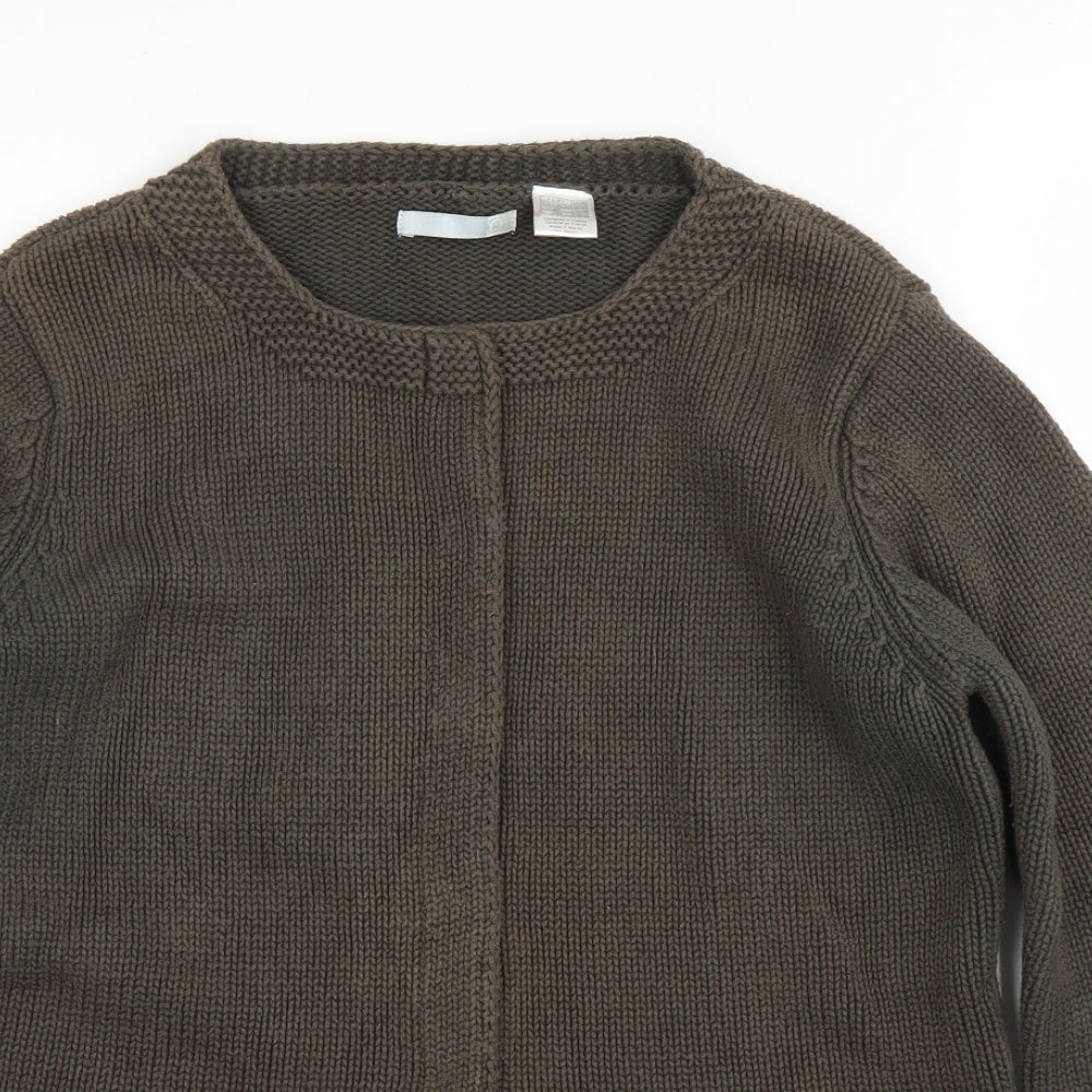 Preworn Womens Green   Cardigan Jumper Size 14