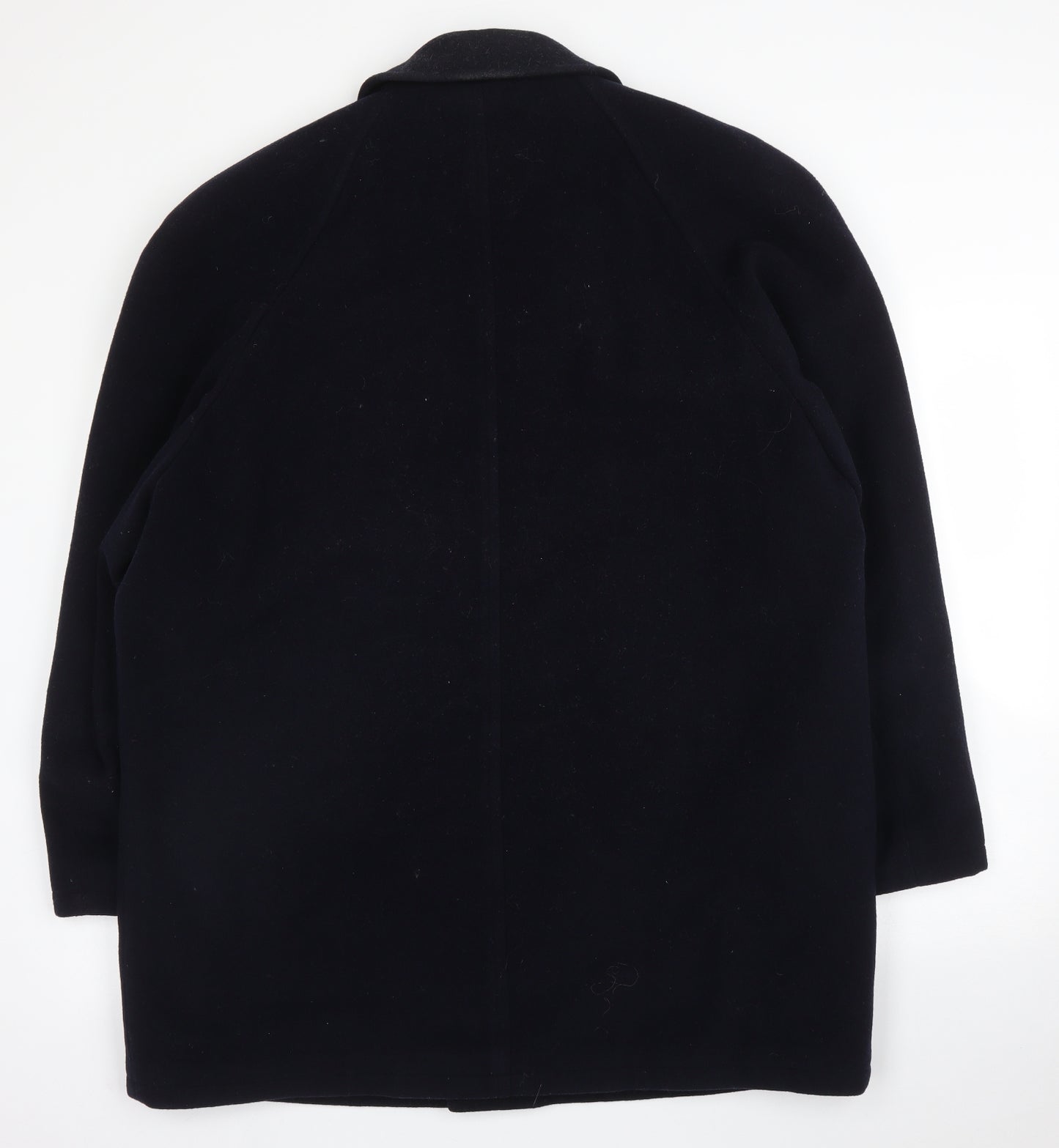 Preworn Mens Blue   Overcoat Coat Size XL