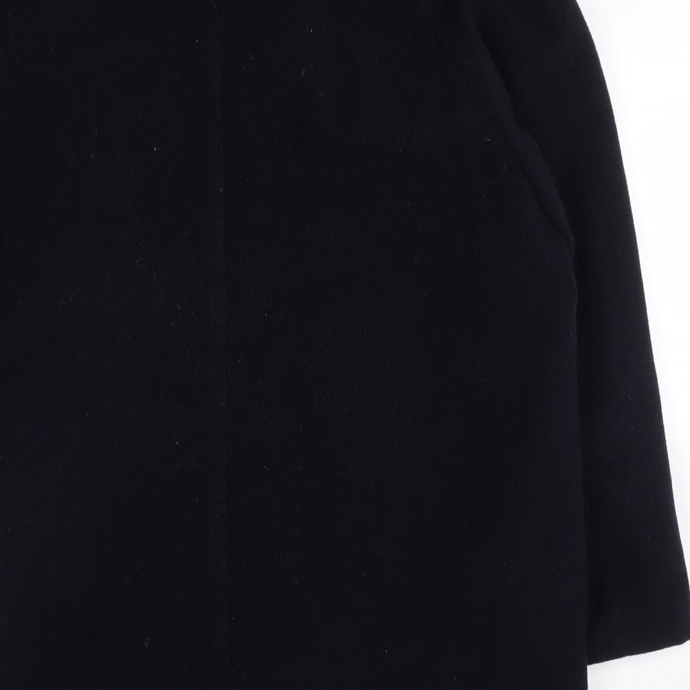 Preworn Mens Blue   Overcoat Coat Size XL