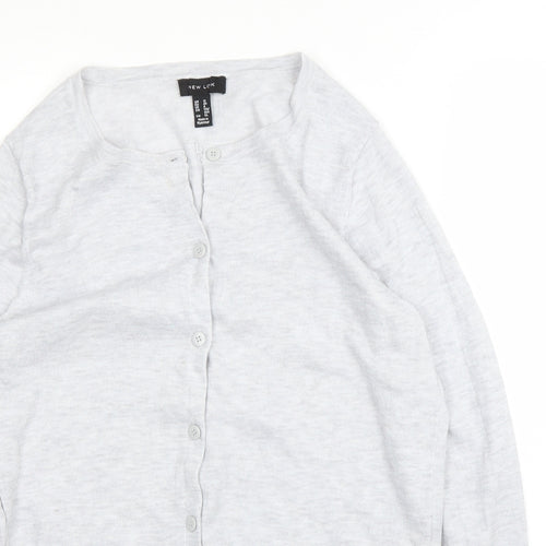 New Look Womens Grey   Cardigan Jumper Size 12