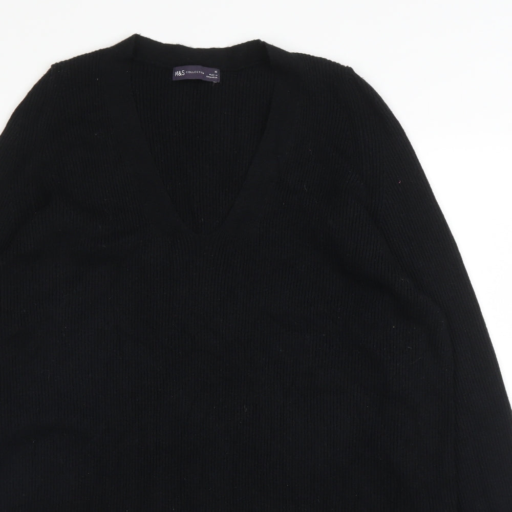 M&S Womens Black   Pullover Jumper Size 16