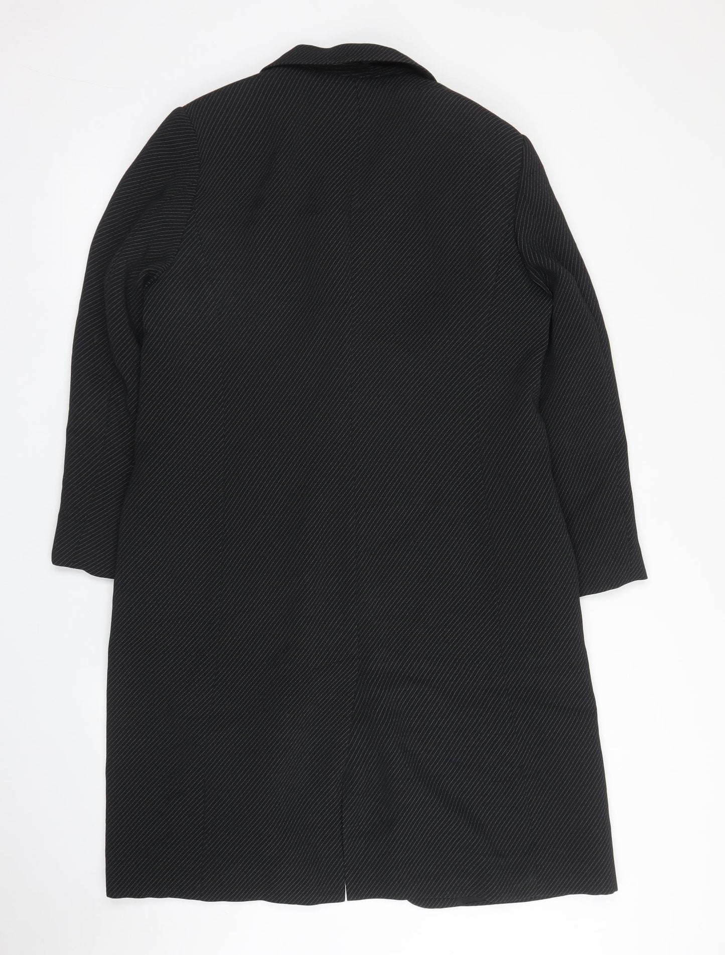 Penny Black Womens Black Striped  Jacket Blazer Size L  - No label