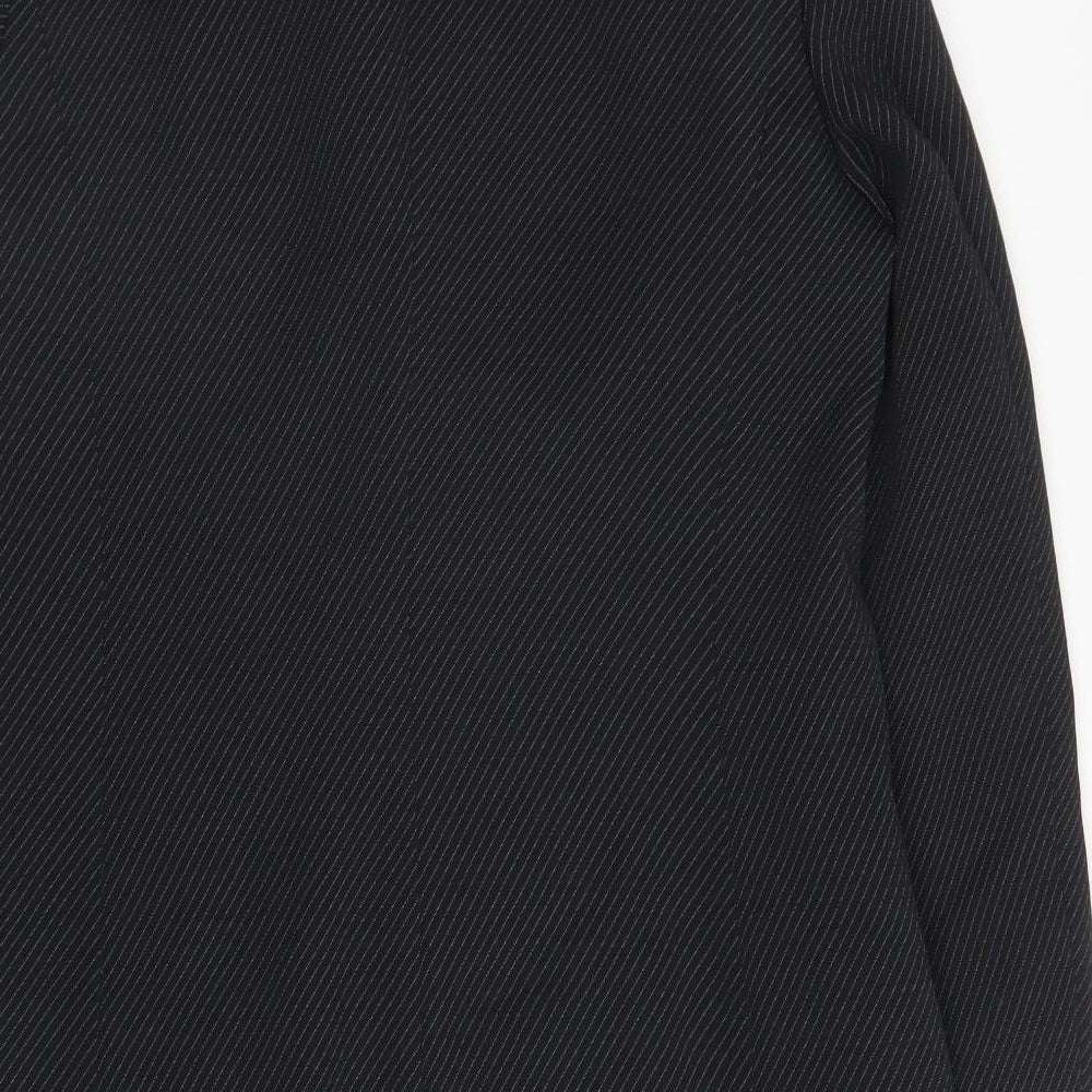 Penny Black Womens Black Striped  Jacket Blazer Size L  - No label