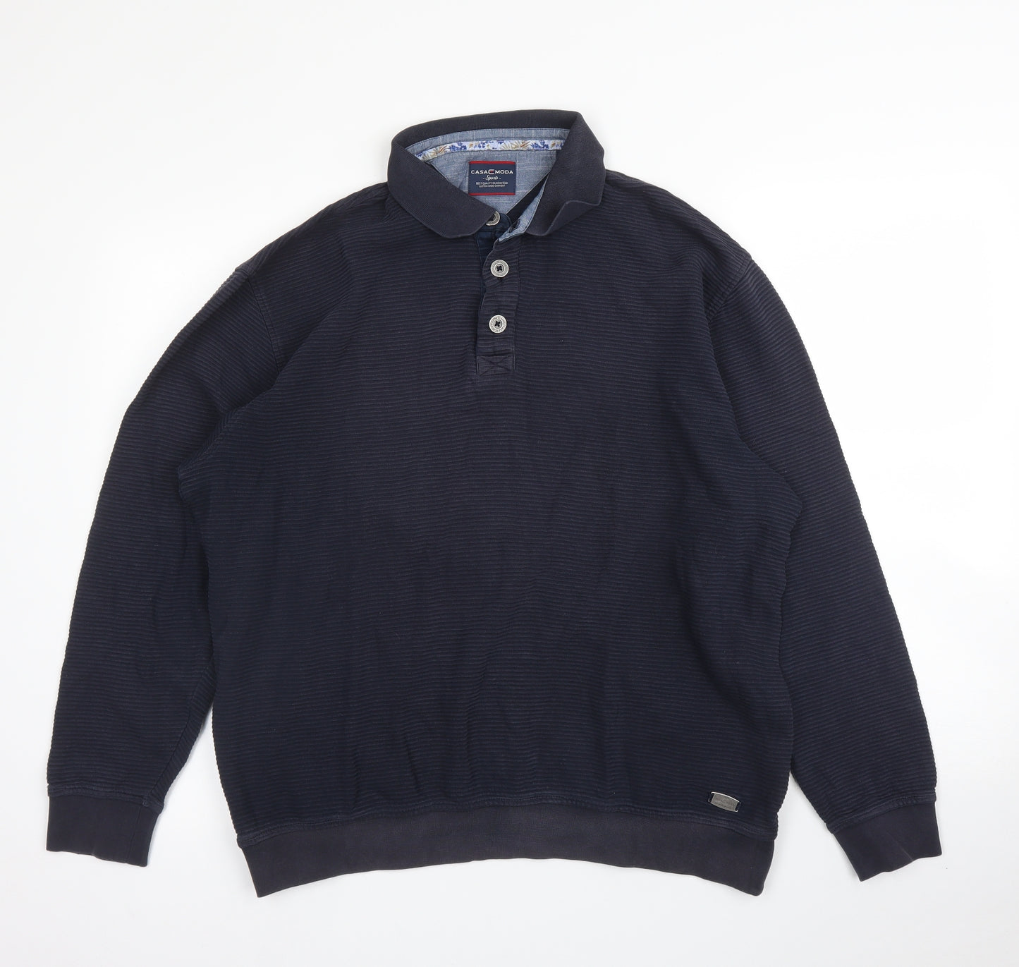 Casa Moda Mens Blue   Pullover Jumper Size L
