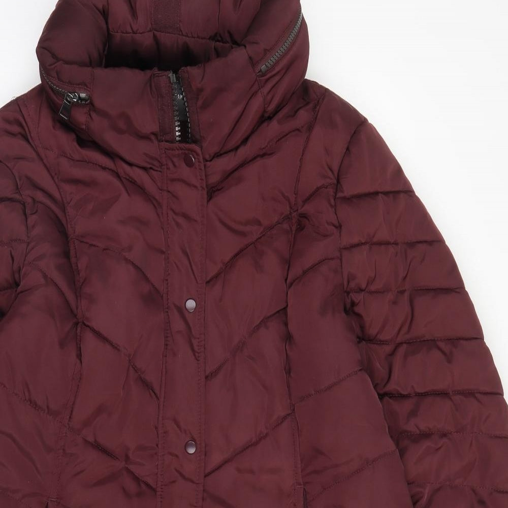NEXT Womens Purple   Puffer Jacket Coat Size 16
