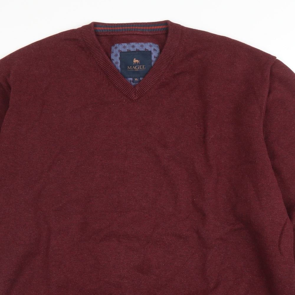 Magee Mens Purple   Pullover Jumper Size XL