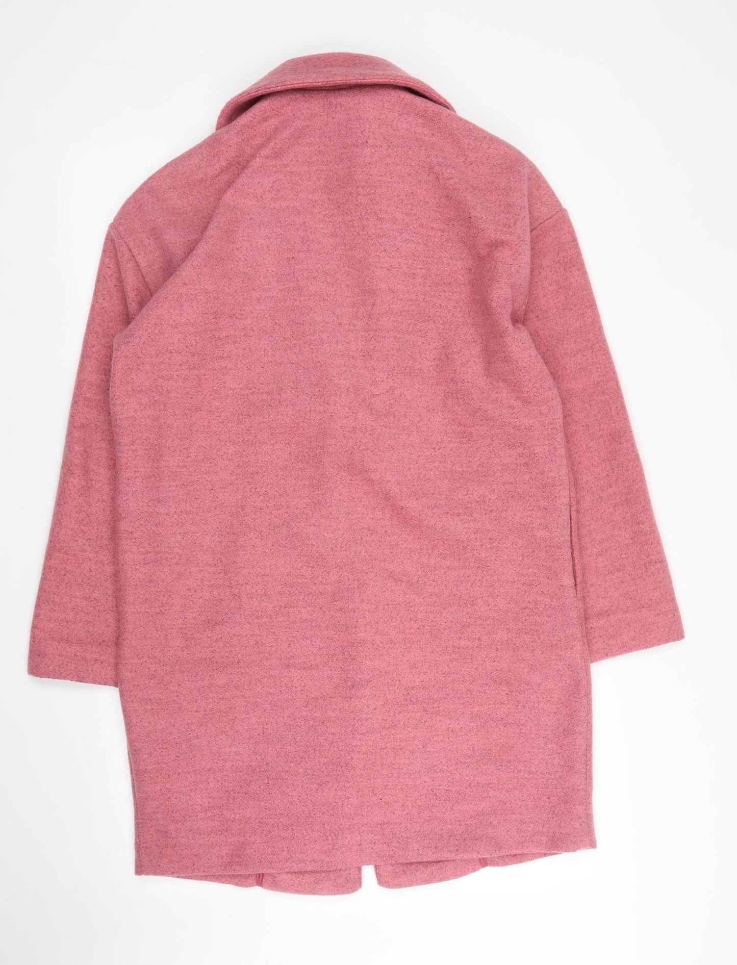 M&S Womens Pink   Overcoat Coat Size 10