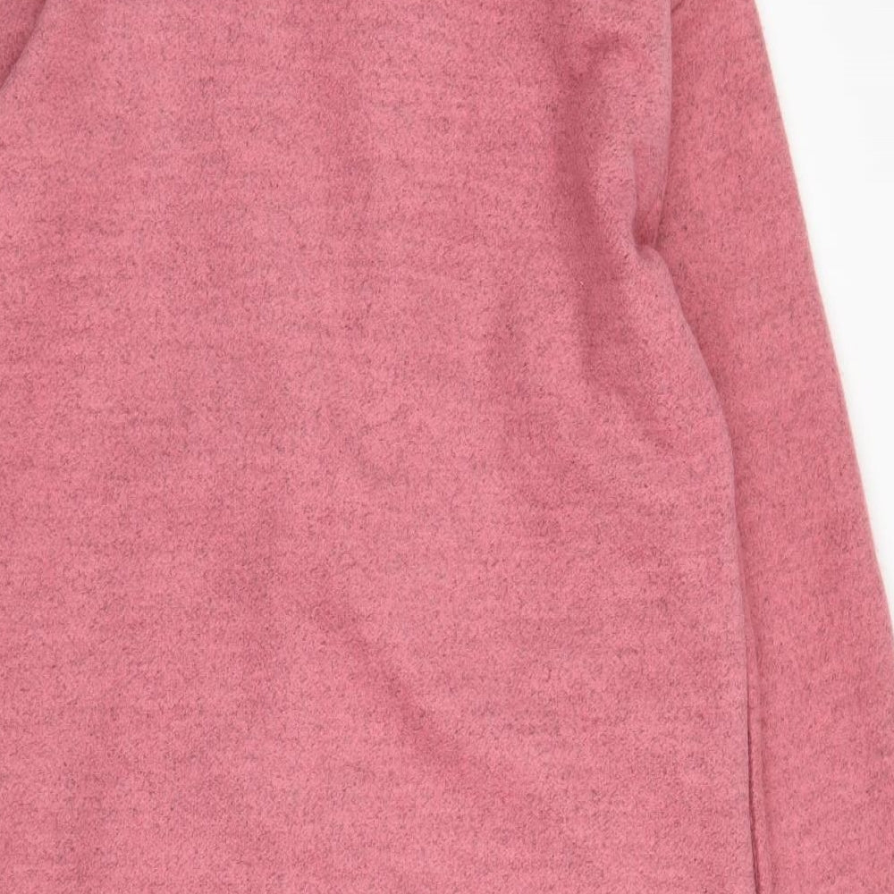 M&S Womens Pink   Overcoat Coat Size 10