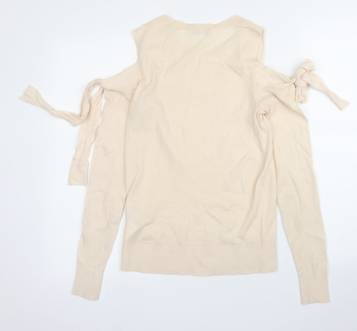 Club Monaco Womens Beige   Pullover Jumper Size S