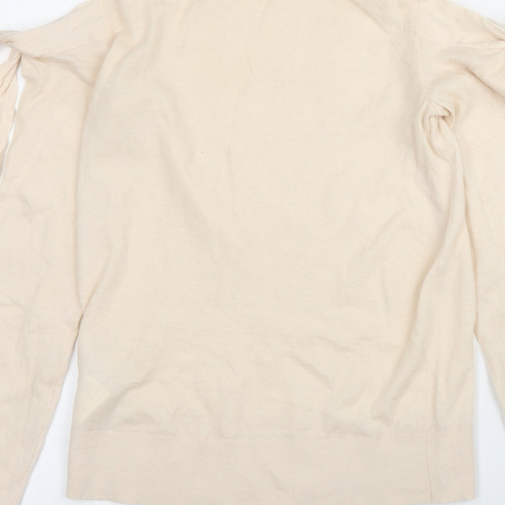 Club Monaco Womens Beige   Pullover Jumper Size S