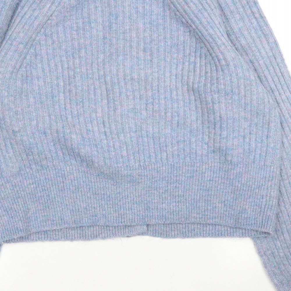 M&S Womens Blue   Cardigan Jumper Size M