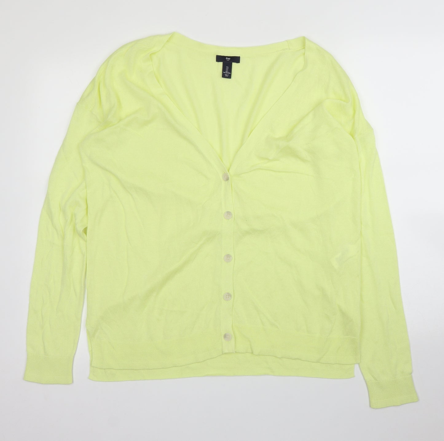 Gap Womens Yellow   Cardigan Jumper Size L