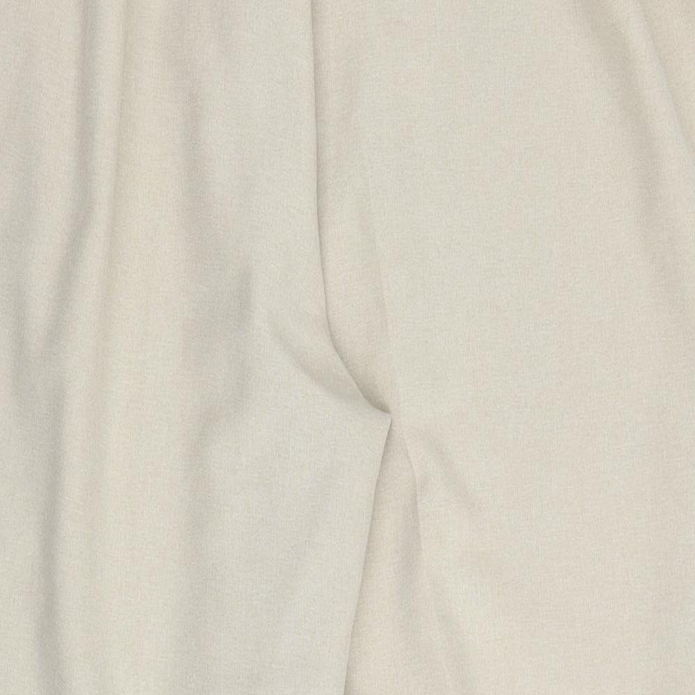 essence Womens Beige   Capri Trousers Size 24 L25 in