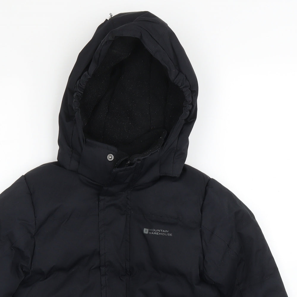 Mountain Warehouse Boys Black   Puffer Jacket Coat Size 5-6 Years