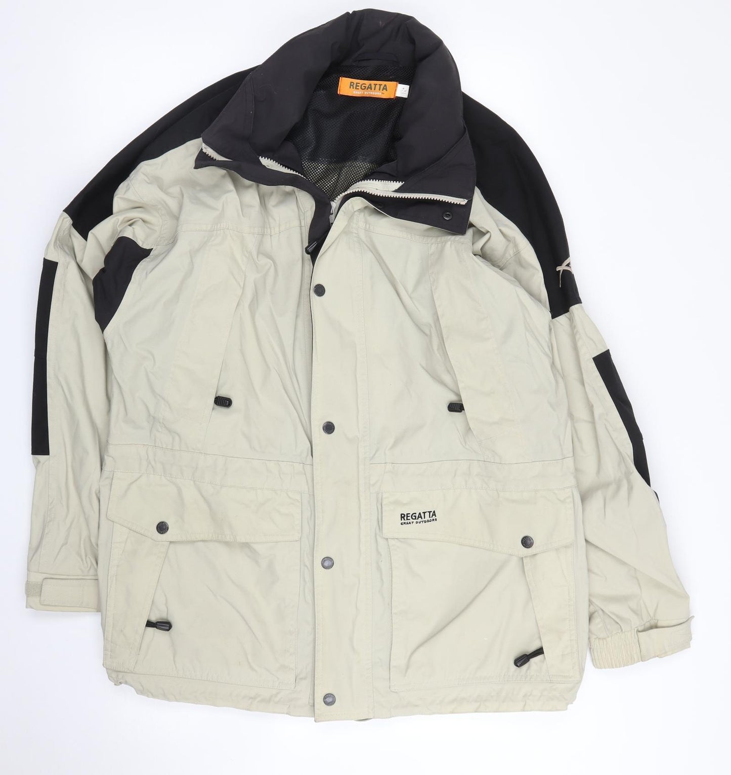 Regatta Mens Beige   Windbreaker Coat Size M