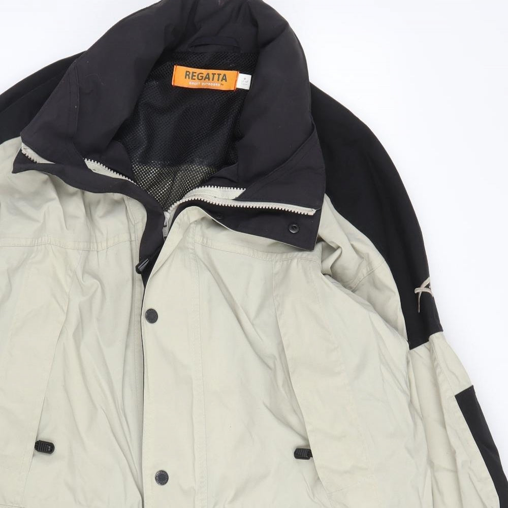 Regatta Mens Beige   Windbreaker Coat Size M
