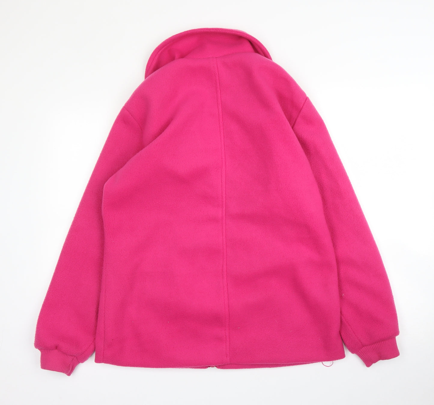 Jess Womens Pink  Fleece Full Zip Jumper Size S