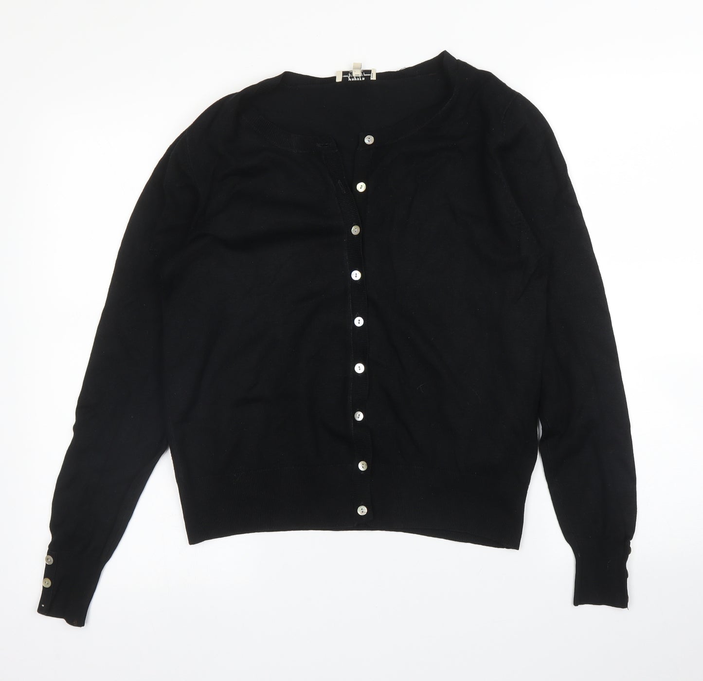 Papaya Womens Black   Cardigan Jumper Size 16