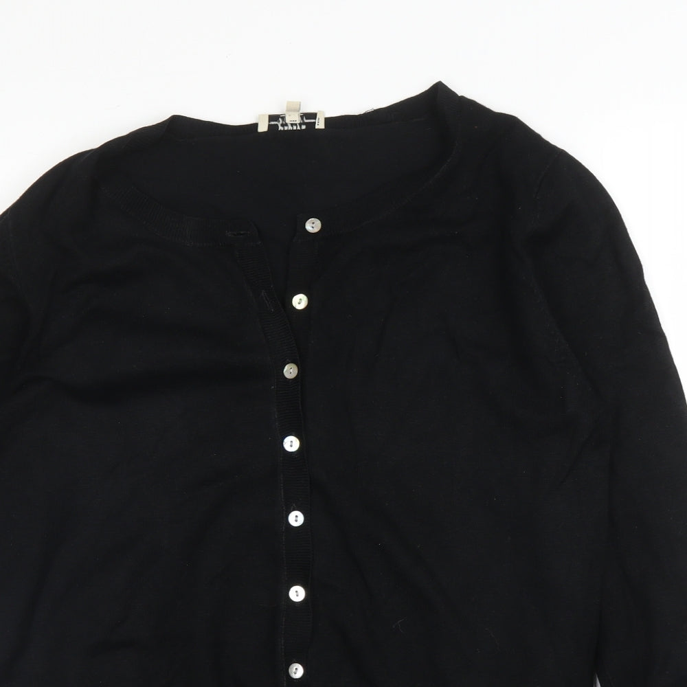 Papaya Womens Black   Cardigan Jumper Size 16