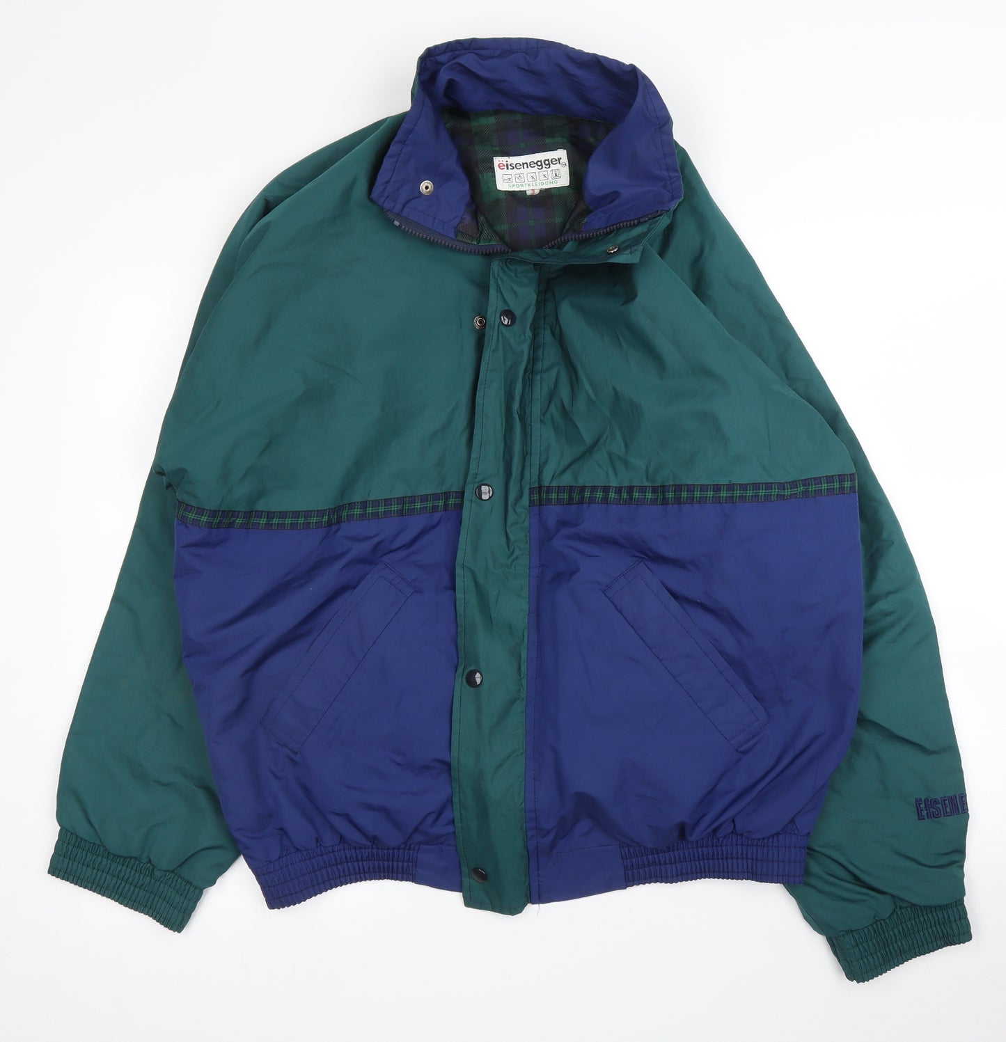 Eisenegger Mens Blue   Bomber Jacket Coat Size L