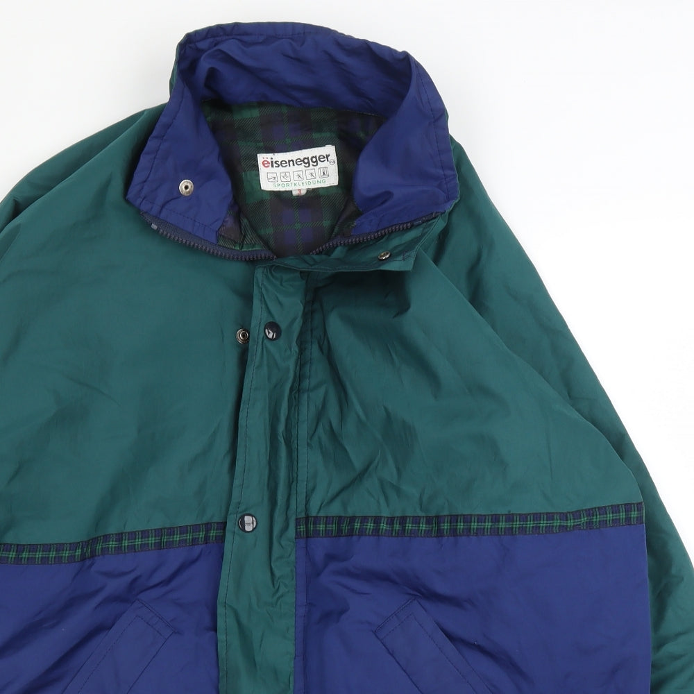 Eisenegger Mens Blue   Bomber Jacket Coat Size L