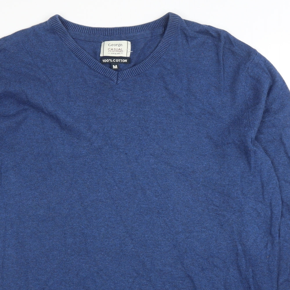 George Mens Blue   Pullover Jumper Size M